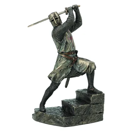Zdjęcie Niesamowita statuetka rycerza z zakonu Templariuszy