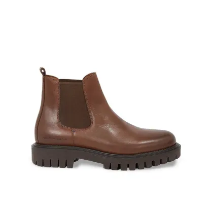 Zdjęcie Tommy Hilfiger Sztyblety Premium Casual Chunky Lth Chels FM0FM04755 Brązowy