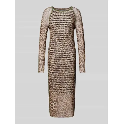 Zdjęcie Sukienka midi z okrągłym dekoltem