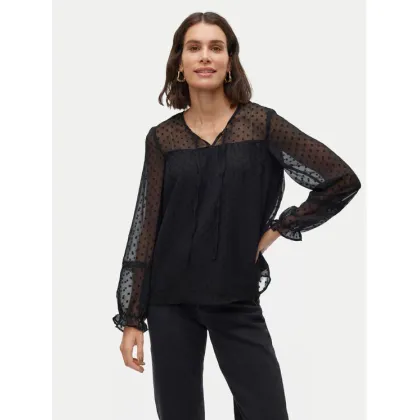 Zdjęcie Vero Moda Bluzka Leah 10314692 Czarny Regular Fit