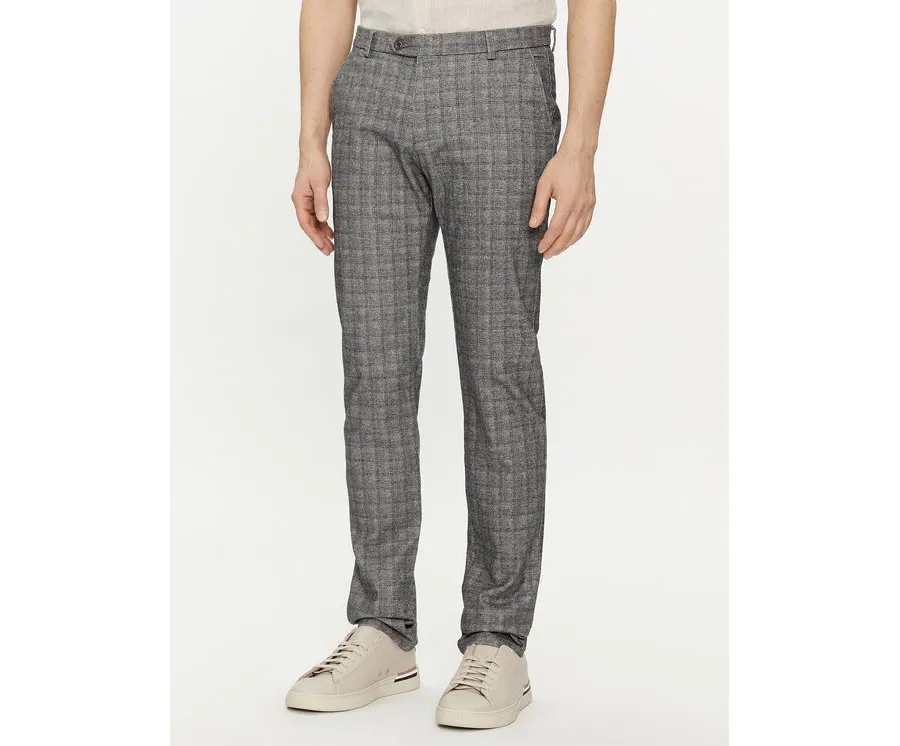 obrazek 1 Bugatti Chinosy 4890 26350 Szary Slim Fit
