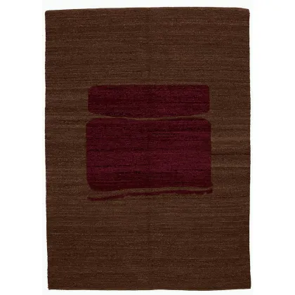 Zdjęcie Włoski brązowy dywan wykonany z wełny - Sartori Rugs