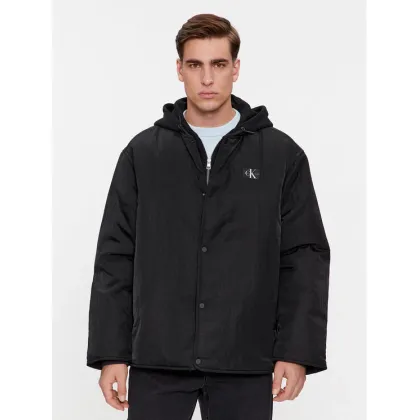 Zdjęcie Calvin Klein Jeans Kurtka przejściowa Skater Hooded Jacket J30J325290 Czarny Regular Fit