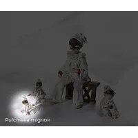 Picture Exclusive porcelain figurine of Pulcinella - Sibania
