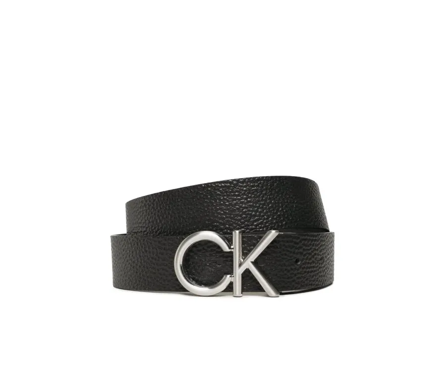 obrazek 1 Calvin Klein Pasek Męski Adj Ck Metal Bombe 35Mm K50K509956 Czarny