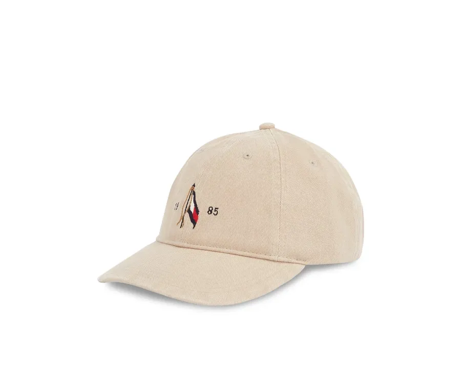 obrazek 1 Tommy Hilfiger Czapka z daszkiem Seasonal Flag Wash 6 Panel Cap AM0AM13348 Beżowy