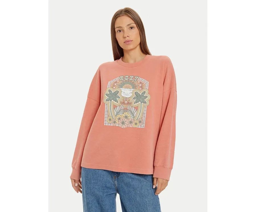 obrazek 1 Roxy Bluza East Side ERJKT04191 Różowy Boxy Fit