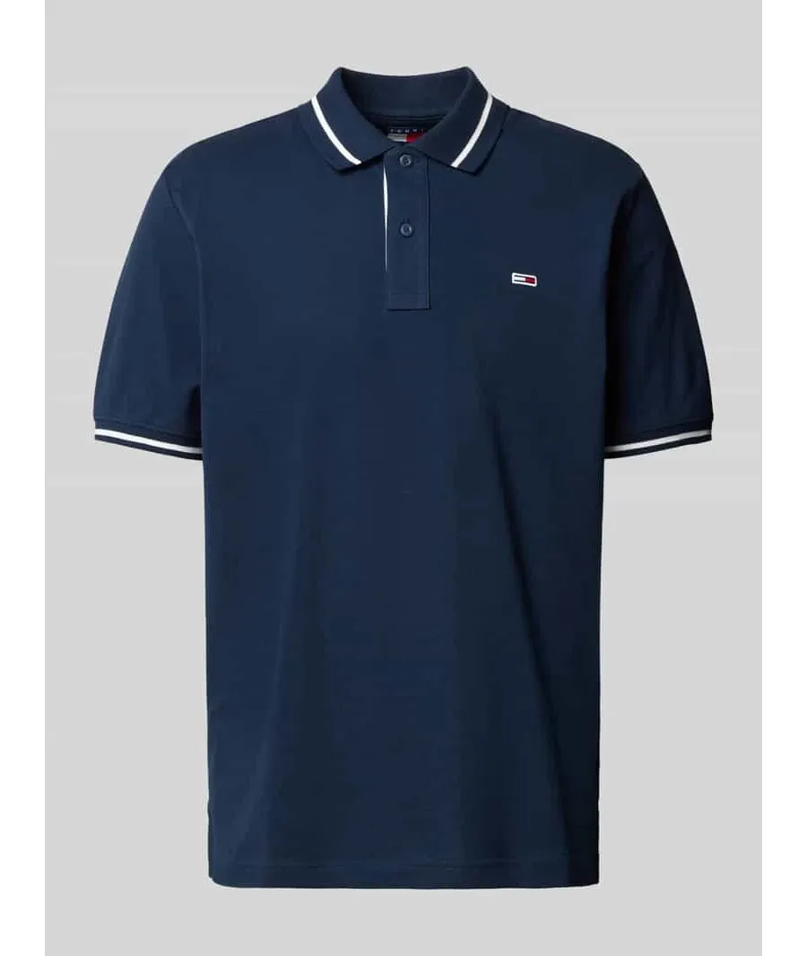 obrazek 1 Tommy Jeans Polo DM0DM20745 Granatowy Regular Fit