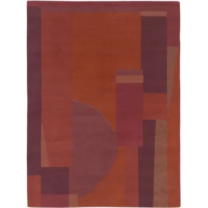 Picture Woollen carpet in shades of red