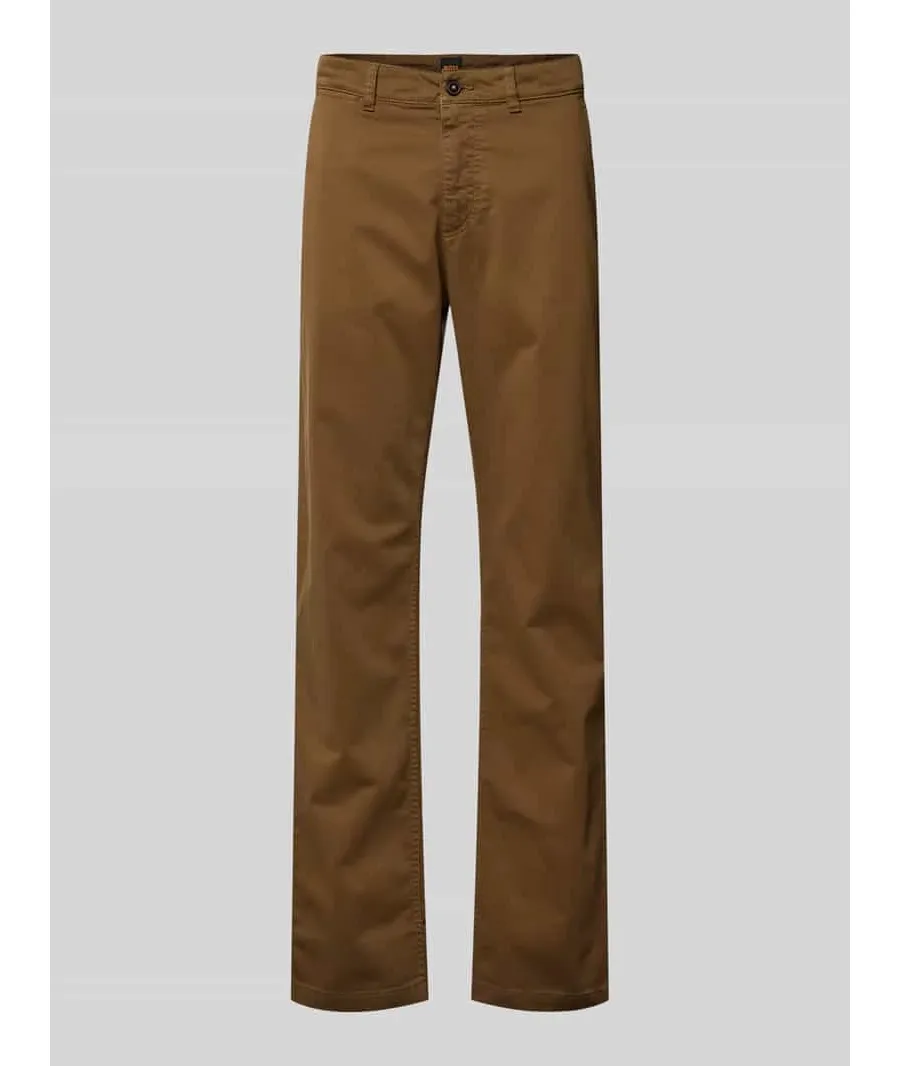 obrazek 1 Chinosy o kroju regular fit ze szlufkami na pasek