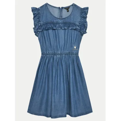 Zdjęcie Guess Sukienka jeansowa J4GK02 D5C70 Granatowy Regular Fit
