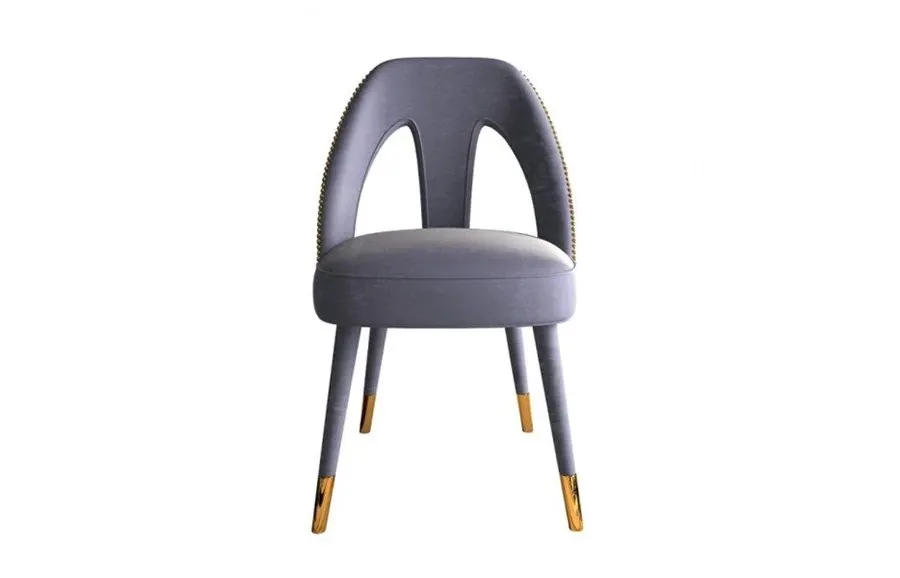 picture 1 Chair made of cotton velvet - Ottiu