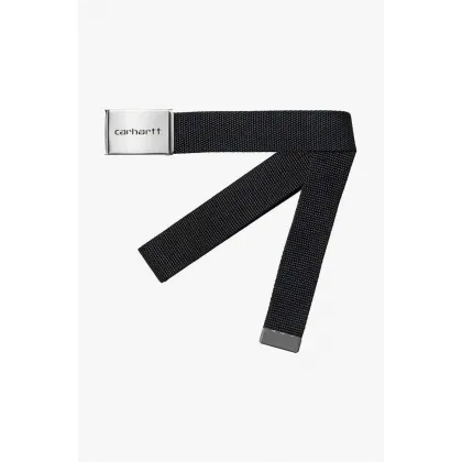 Zdjęcie Carhartt WIP pasek Clip Belt Chrome męski kolor czarny I019176.BLACK