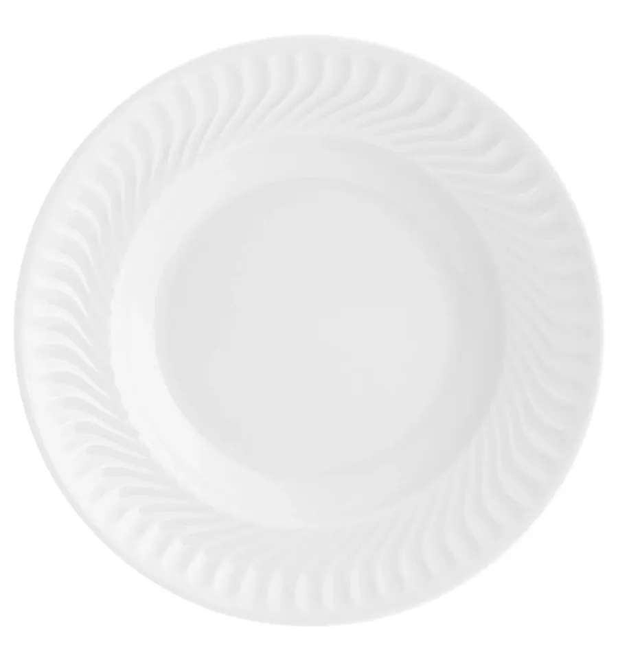 obrazek 1 Porcelanowy talerz do zupy Sagres z dekoracją tworzącą miękką falę - Vista Alegre