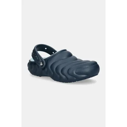 Zdjęcie Crocs kapcie Classic Lined Overpuff Clog kolor granatowy 210059