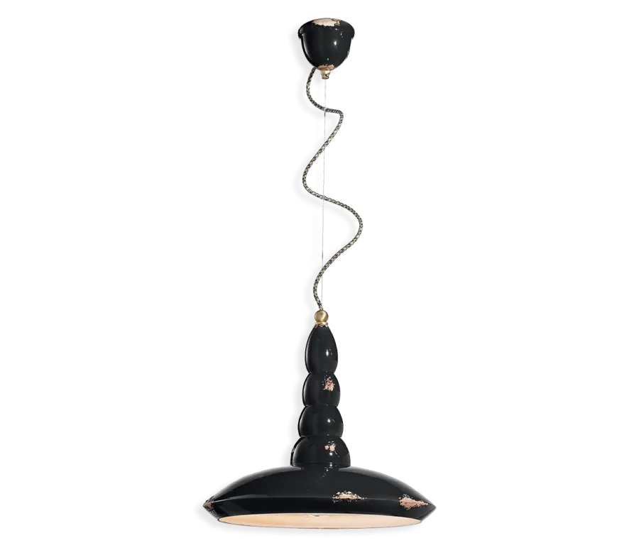 obrazek 5 Wyjątkowa włoska lampa wisząca w stylu vintage