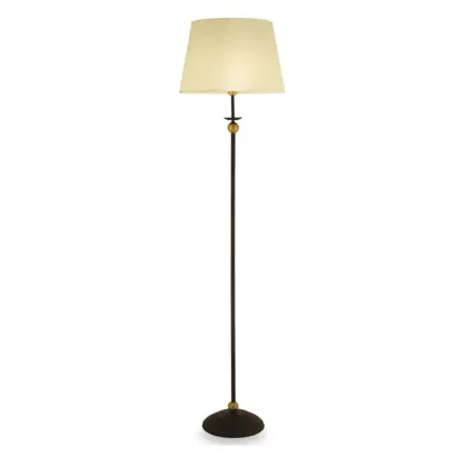 Zdjęcie Elitarna lampa podłogowa Lumis z mosiądzu