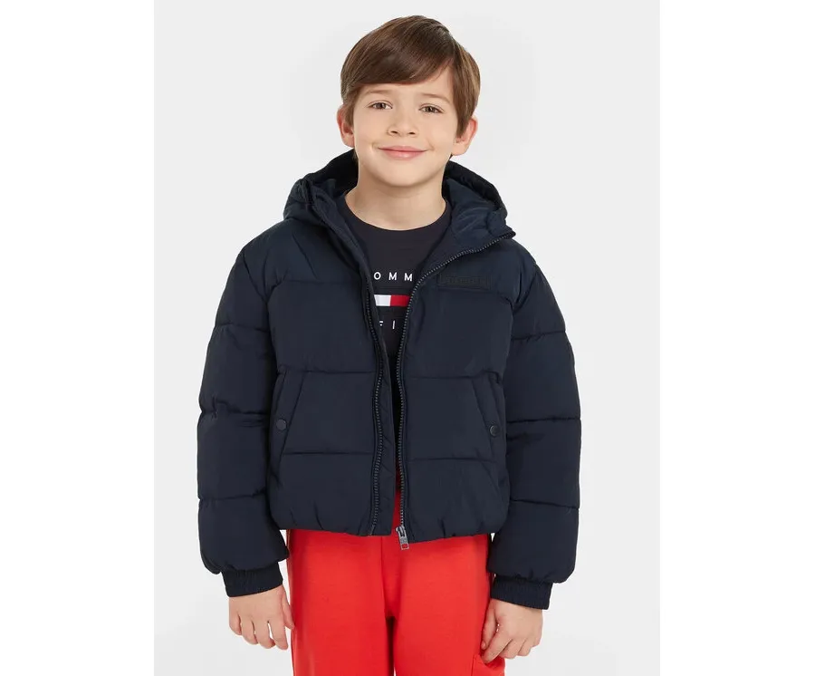 obrazek 1 Tommy Hilfiger Kurtka zimowa New York KG0KG07551 Granatowy Relaxed Fit