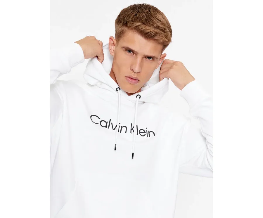 obrazek 1 Calvin Klein Bluza Hero K10K111345 Biały Regular Fit