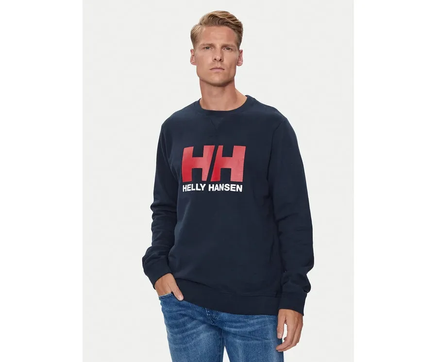 obrazek 1 Helly Hansen Bluza Hh Logo Crew 34000 Granatowy Regular Fit