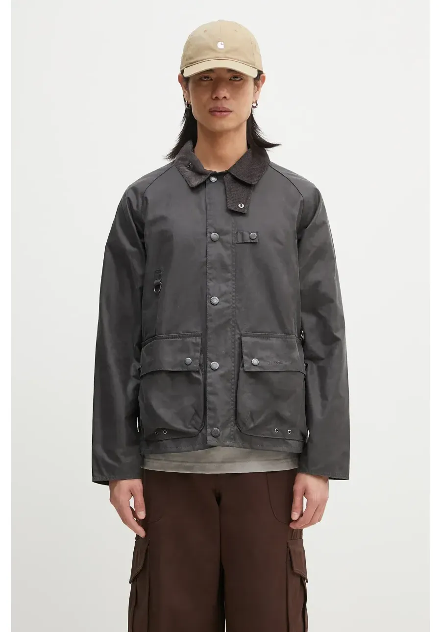 obrazek 1 Barbour kurtka woskowana Utility Spey Wax kolor szary przejściowa MWX2287