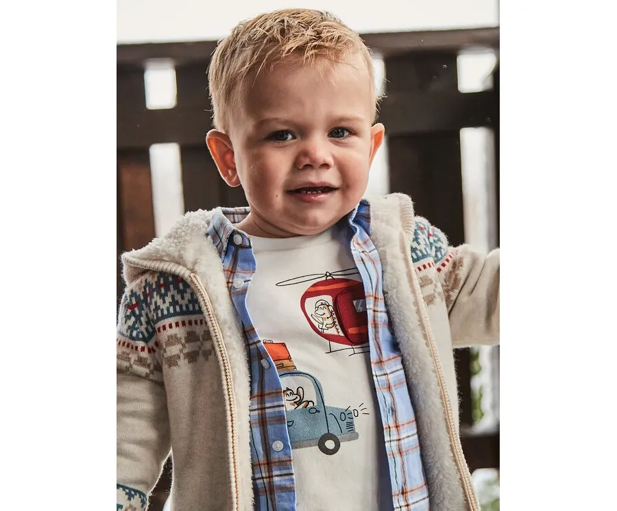 obrazek 1 Mayoral Bluzka 2038 Écru Regular Fit