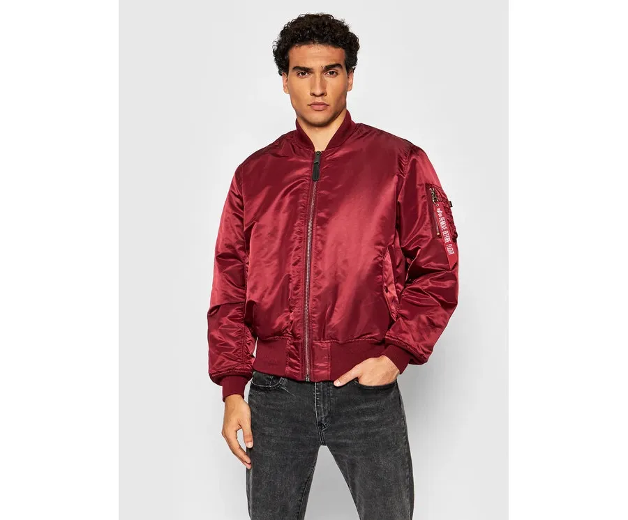 obrazek 1 Alpha Industries Kurtka bomber Ma-1 100101 Bordowy Regular Fit