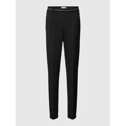 Zdjęcie Spodnie materiałowe o kroju super slim fit z kieszeniami zapinanymi na zamek błyskawiczny model ‘LILLYT’
