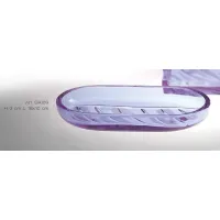 Picture Beautiful soap dish made of Italian hand-cut crystal for the bathroom - Il Paralume Marina
