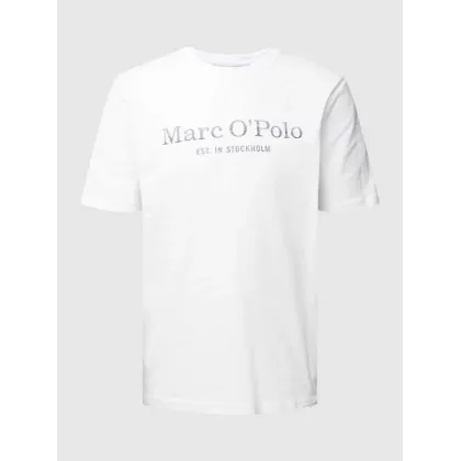 Zdjęcie T-shirt z nadrukiem z napisem i logo