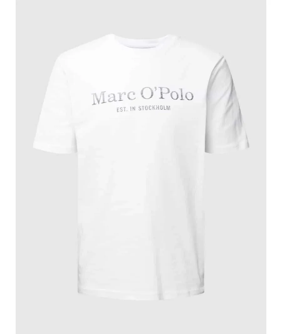 obrazek 1 T-shirt z nadrukiem z napisem i logo