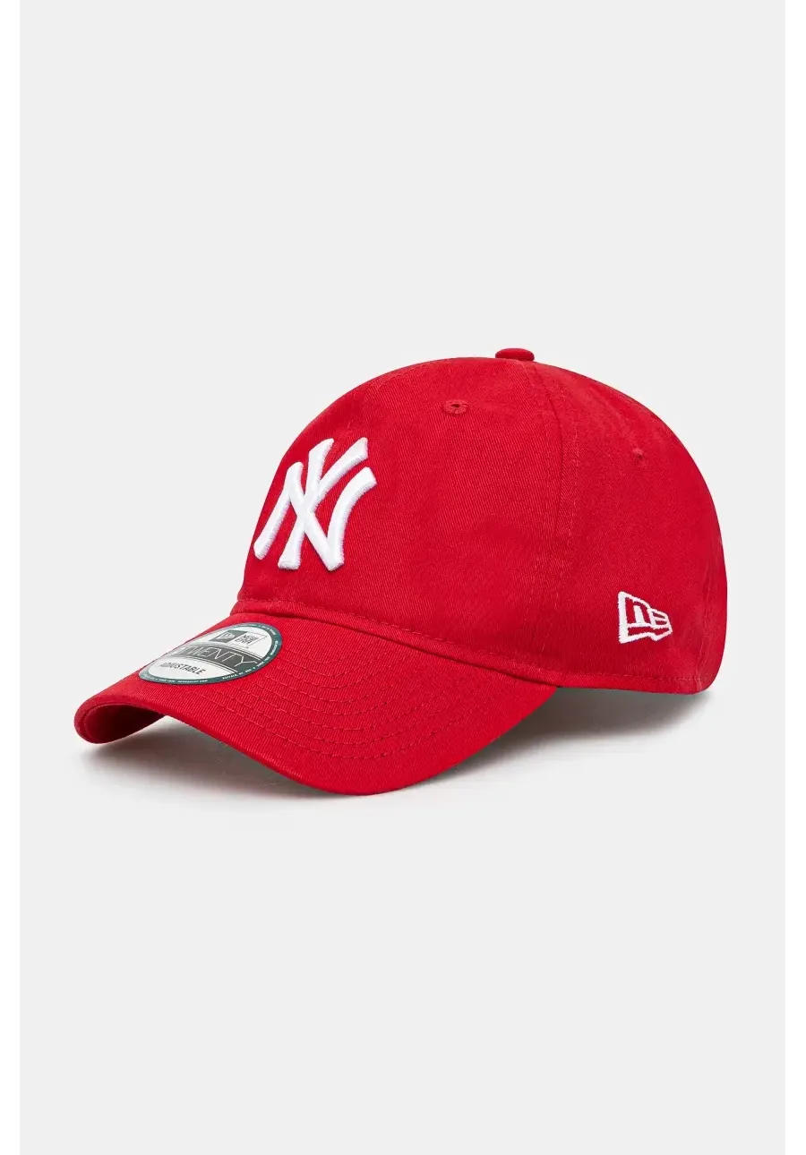 obrazek 1 New Era czapka z daszkiem bawełniana kolor czerwony gładka 60471474