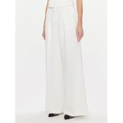 Zdjęcie KARL LAGERFELD Spodnie palazzo 240W1006 Biały Relaxed Fit