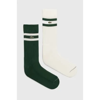 Zdjęcie Lacoste skarpetki 2-pack kolor zielony RA6842