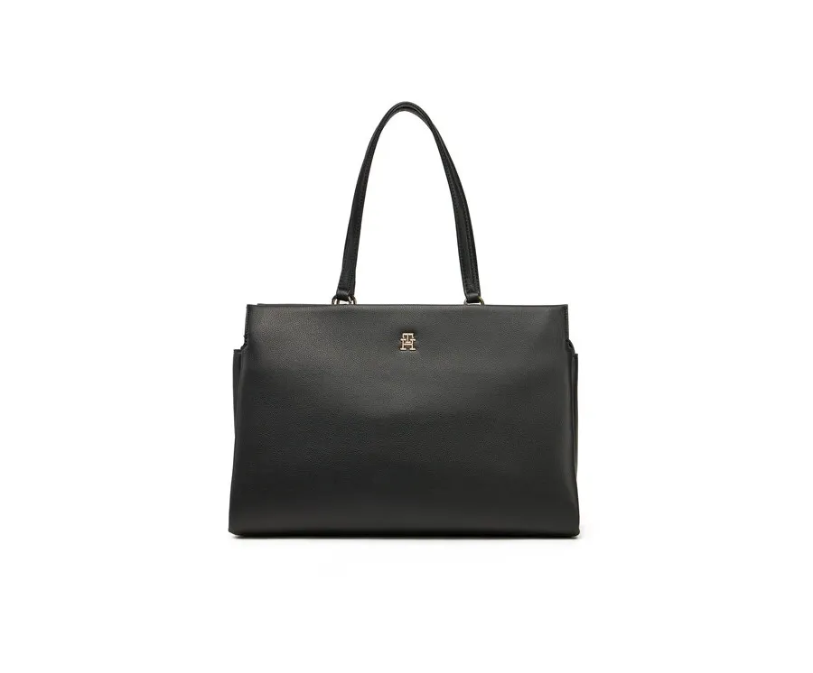 obrazek 1 Tommy Hilfiger Torebka Th Legacy Tote AW0AW17197 Czarny