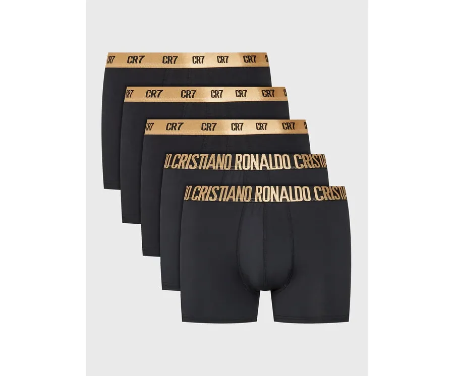 obrazek 1 Cristiano Ronaldo CR7 Komplet 5 par bokserek Basic 8123-49 Czarny