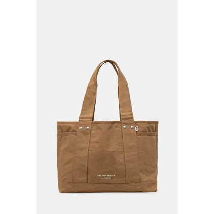 Zdjęcie The North Face torebka bawełniana Circular Cotton Tote kolor brązowy NF0A88TN1731