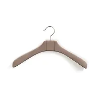 Picture Elegant leather clothes hanger