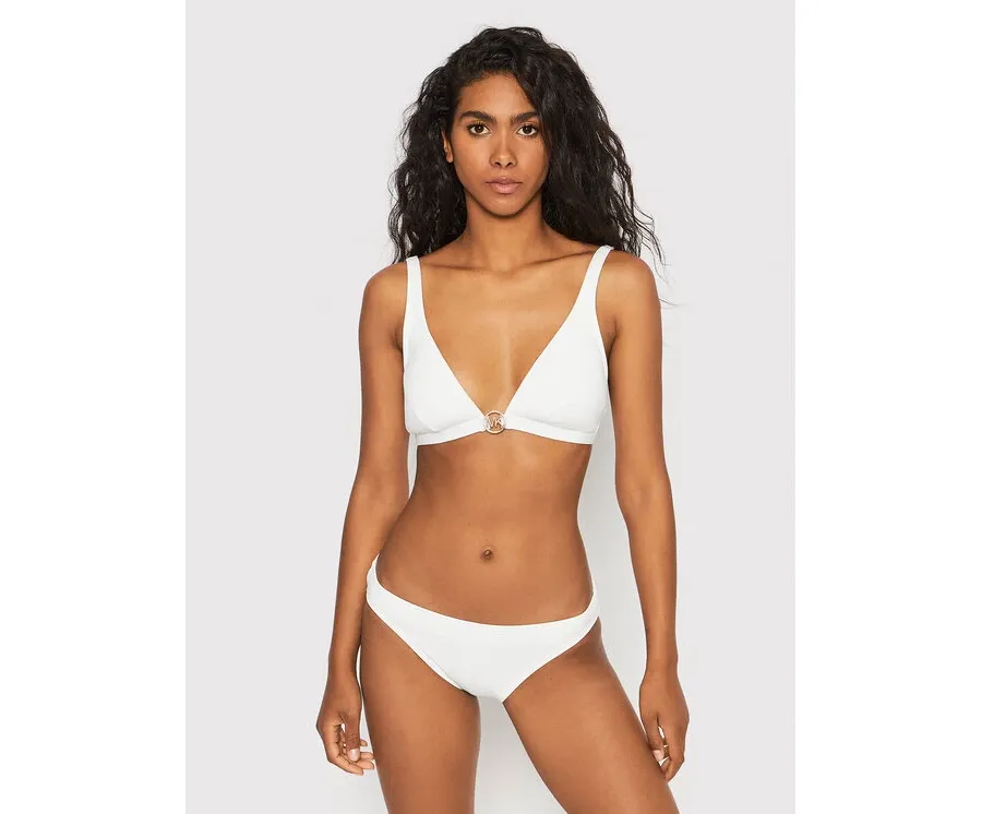 obrazek 1 MICHAEL Michael Kors Dół od bikini Solids Classic MM8H142 Biały