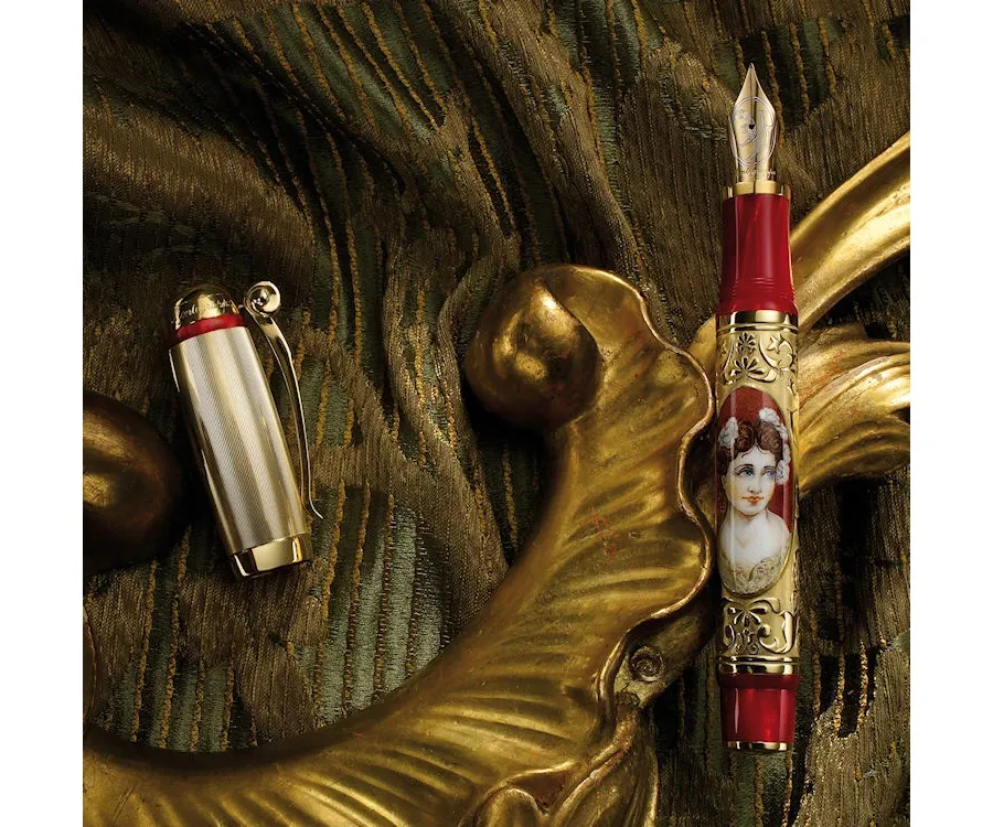 picture 1 Noble Gold/Celluloid Fountain Pen - Traviata - Serie Emozioni in Musica