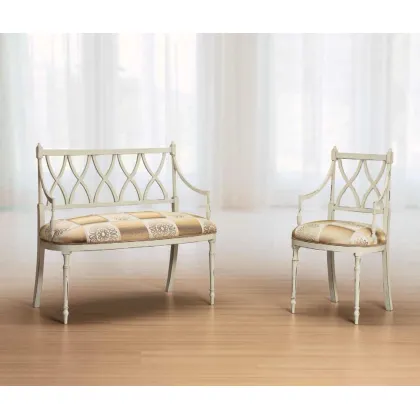 Zdjęcie Antyczna elegancka mała sofa do salonu - Morello Gianpaolo