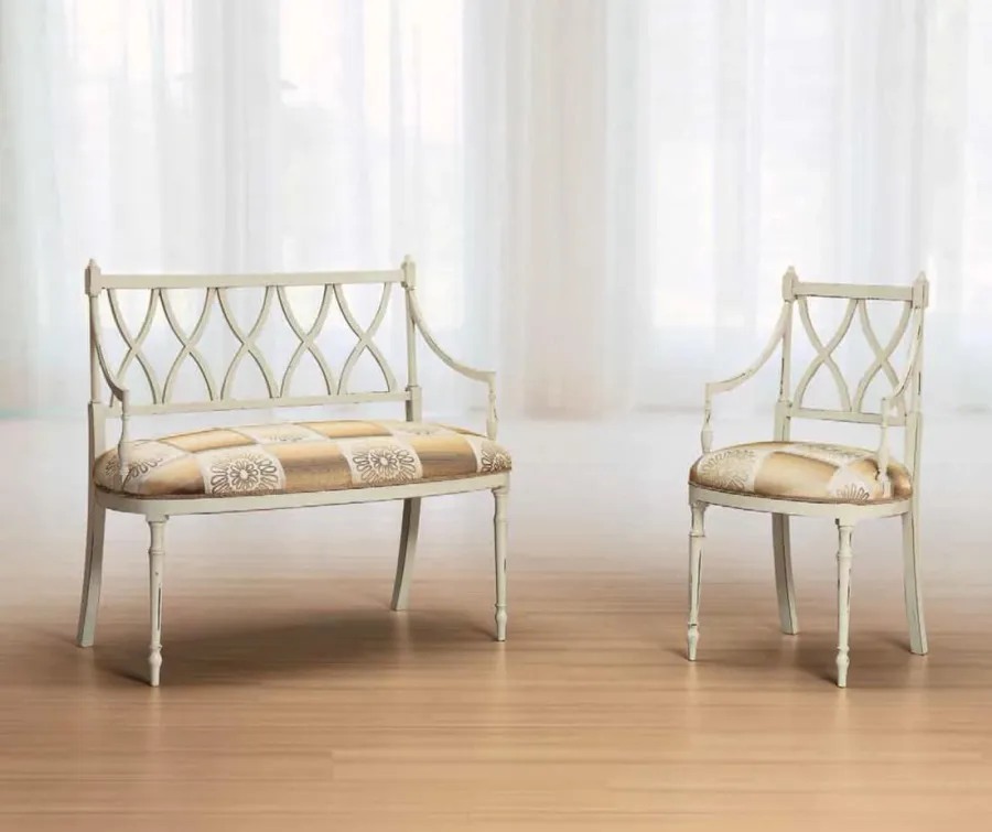 obrazek 1 Antyczna elegancka mała sofa do salonu - Morello Gianpaolo