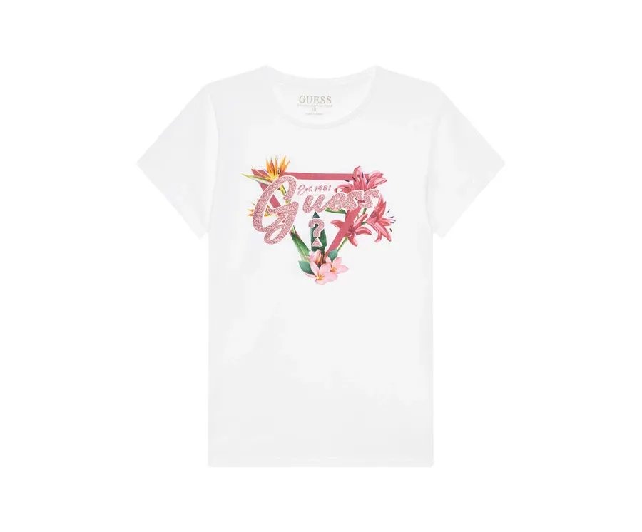 obrazek 1 Guess T-Shirt J5GI16 K6YW4 Biały Regular Fit