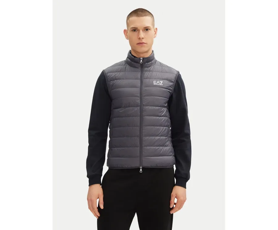 obrazek 1 EA7 Emporio Armani Kamizelka 8NPQ06 PNGPZ U8115 Szary Regular Fit