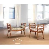 Picture Antique elegant living room bench - Morello Gianpaolo