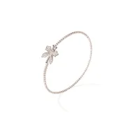 Picture Prestigious bracelet in rhodium-plated silver with white zircons