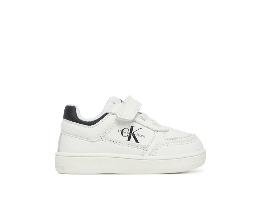 obrazek 1 Calvin Klein Jeans Sneakersy Low Cut Lace-Up/ Velcro Sneaker V1X9-82077-1355 M Biały