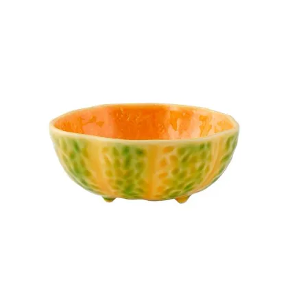 Zdjęcie Unikalna dyniowa misa ceramiczna - Bordallo Pinheiro