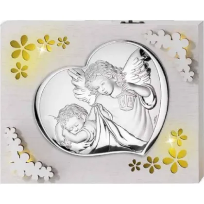 Picture Prestigious children's lamp Angel with a lantern 14x10 cm