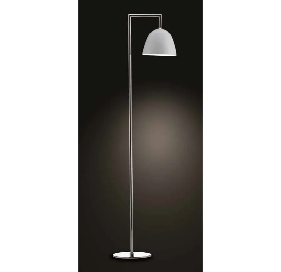 obrazek 1 Elegancka lampa mosiężna z metalowym kloszem